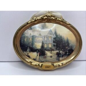 Hallmark Keepsake Ornament 1997 Victorian‎ Christmas Thomas Kinkade Ornament